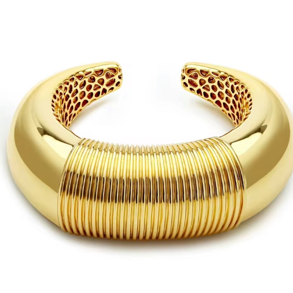 Chic Gold Cuff Bracelet